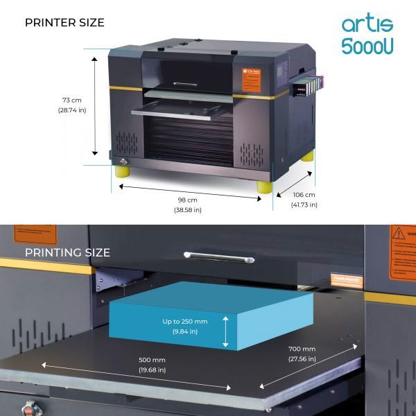 5000U Dimensions